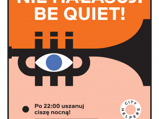 plakat promujący akcję nie hałasuj