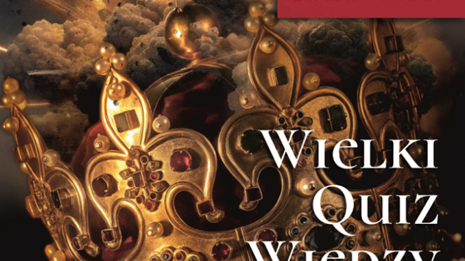 grafika promujaca quiz wiedzy o chrobrym