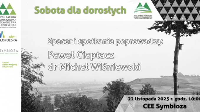 plakat. promujący wydarzenia w Symbiozie